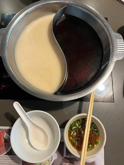 ซุปสุกี้ยากี้และน้ำซุปทงคัตสึ