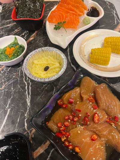 ปลาแซลม่อนดองซีอิ๊ว