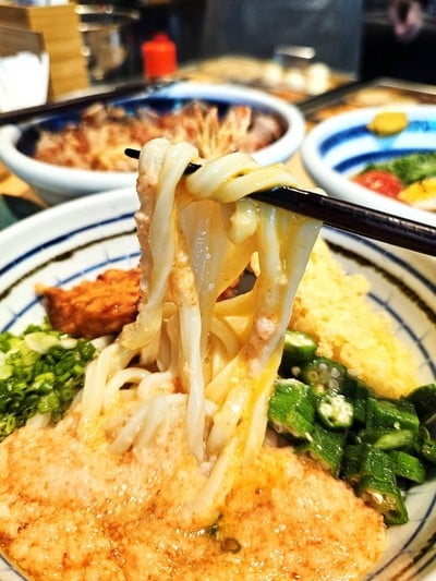 Mentai Tororo Egg Udon