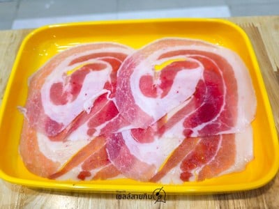 เมนูของร้าน มิสเตอร์บีนชาบู เมืองโคราช