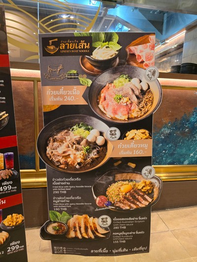 ป้ายราคาหรือสมุดเมนู