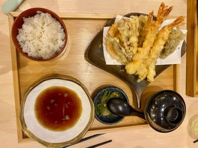 Prawn & Vegetable Tempura set