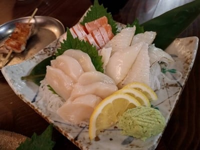 Hotate Sashimi หอยเชลล์ ซาซิมิ