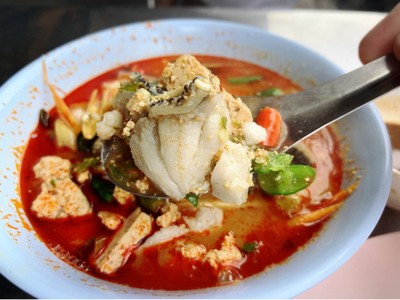 ต้มยำเนื้อปลาใส่ไข่ปลา พิเศษ