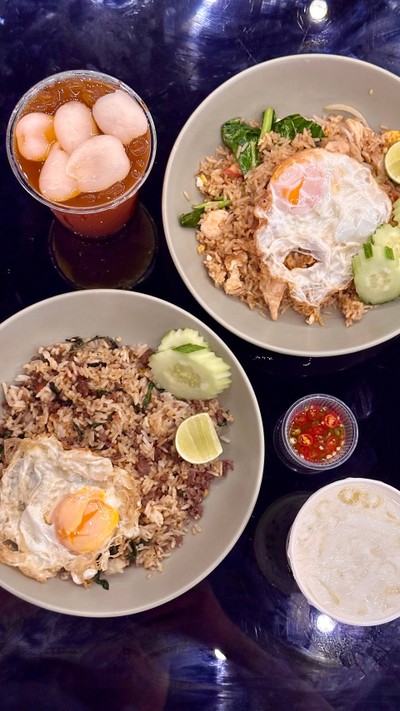 ข้าวตามสั่ง กับเครื่องดื่มคนละแก้ว