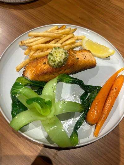 salmon steak