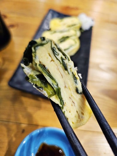 ไข่หวานสาหร่ายปลาชิราชิ