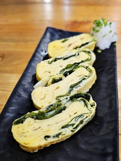 ไข่หวานสาหร่ายปลาชิราชิ