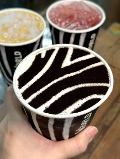 Iced Zebra Chocolate