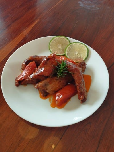 ซี่โครงหมูอบซอส