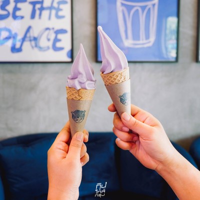 Pixie in the garden Café