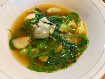 วิธีทำ แกงเลียงผักรวม