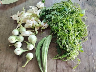 วิธีทำ แกงเลียงผักรวม