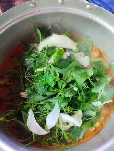 วิธีทำ แกงเลียงผักรวม