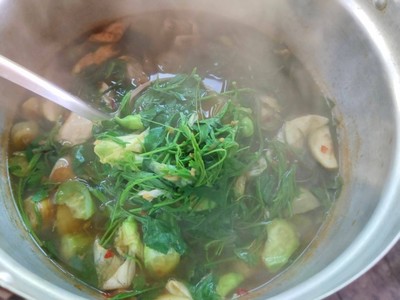 วิธีทำ แกงเลียงผักรวม