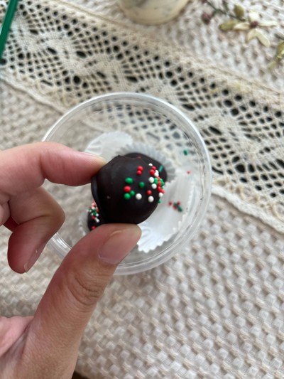 Choc ball mini cake