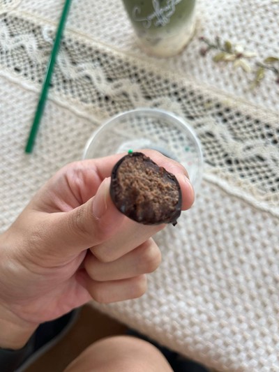 Choc ball mini cake
