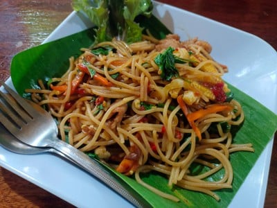 สปาเก็ตตี้ผัดขี้เมา