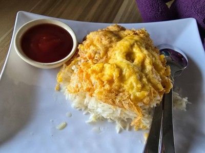  ข้าวไข่เจียวหมูสับ