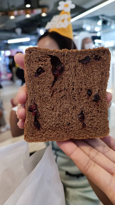 โชกุปังช็อกโกแลตแครนเบอรี่