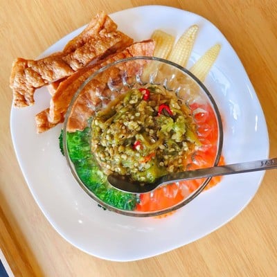 น้ำพริกหนุ่มวีแกน