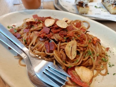 Spaghetti Dried Chilli Bacon