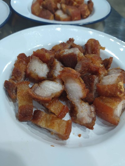 หมูสามชั้นทอด