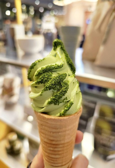 Matcha soft cream