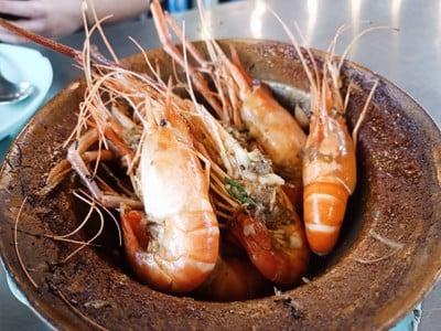กุ้งอบเกลือ
