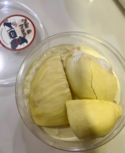 Durian cheesecake