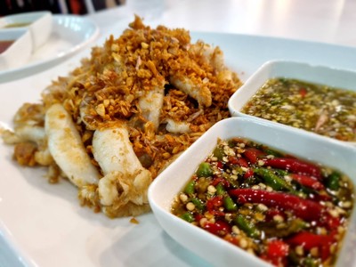 ไข่หมึกคั่ว