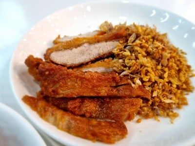 คอหมูทอด