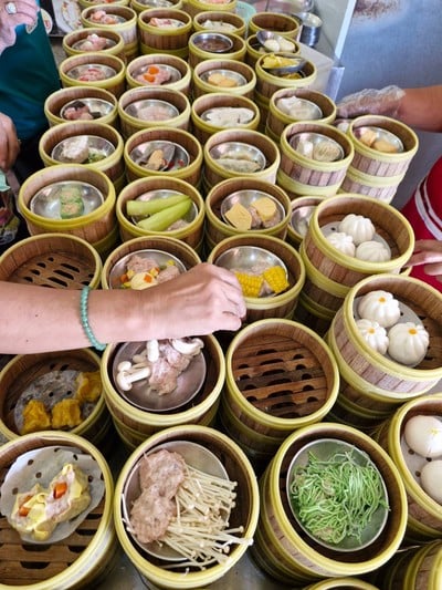 ติ่มซำนึ่งสด