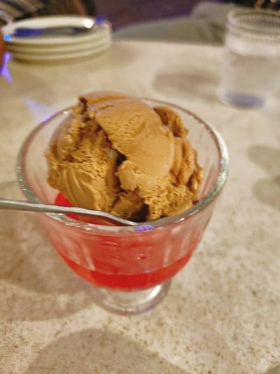 ไอศกรีมกาแฟ + เยลลี่