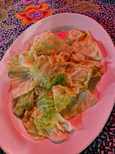 กะหล่ำปลีทอดน้ำปลา