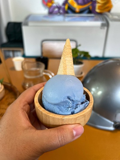 อัญชันกะทิสด