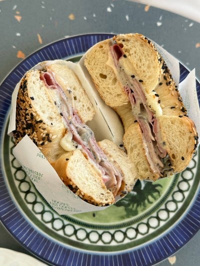 Ham&Truffle Cheese+Everything bagel
