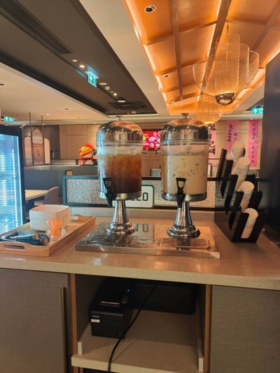 บาร์เครื่องดื่ม (ชามะนาว และชานมไต้หวัน)