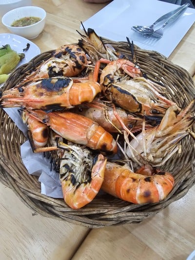 กุ้งเผา 1 กิโลกรัม