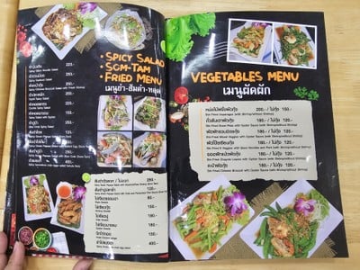 ป้ายราคาหรือสมุดเมนู