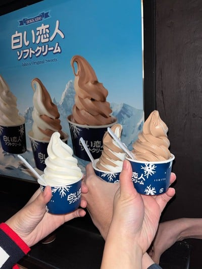 Shirio Koibito Soft-serve Ice Cream