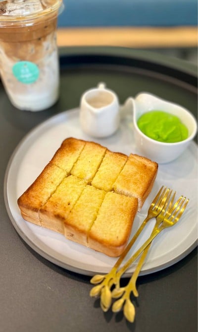 🍞 สังขยาปังนึ่ง. (ราคา 45 บาท.)
