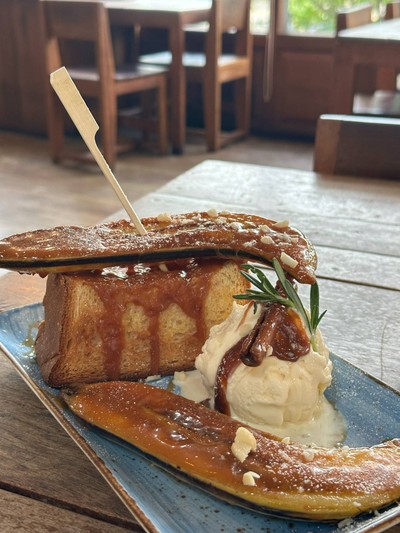 Caramelized Banana Toast