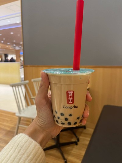 Black Milk Tea with Pearl