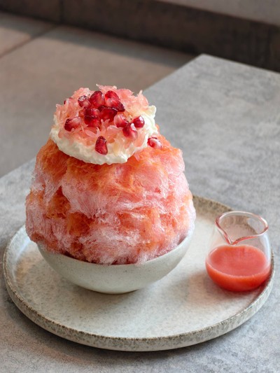 Blood Orange and Pomelo Kakigori