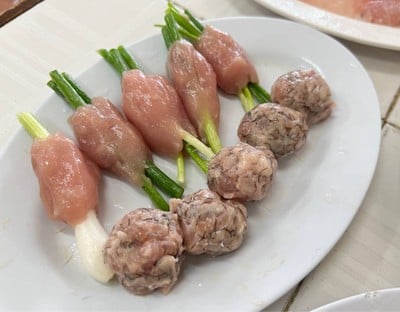 เมนูของร้าน ตาต้าสุกี้