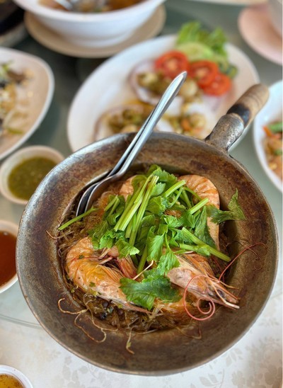 🦐 กุ้งอบวุ้นเส้น. (ราคา 230 บาท.)