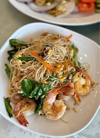 🍝 บะหมี่ผัดฮ่องกง. (ราคา 90 บาท.)