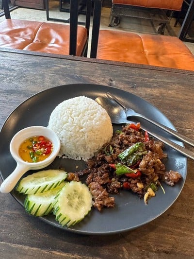 ข้าวกระเพราหมูสับ