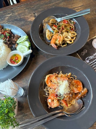 สปาเก็ตตี้กุ้ง